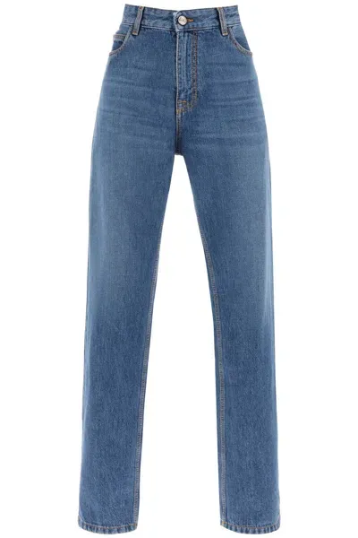 Etro Low-waisted Baggy Jeans In Blue