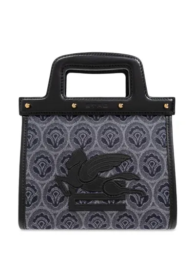 Etro Medium Love Trotter Tote Bag In Blue