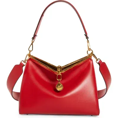 Etro Medium Vela Shoulder Bag In Red