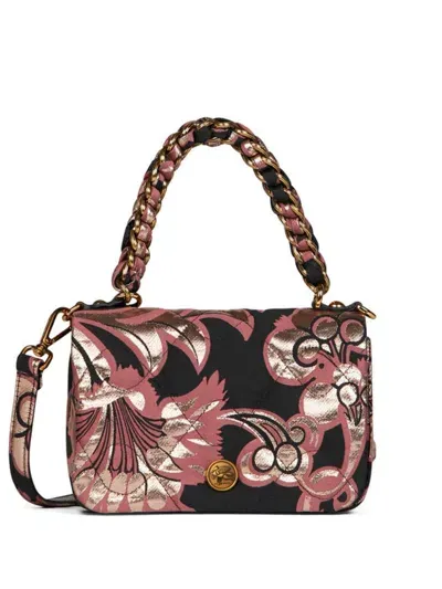 Etro Mini Bond Tote Bag In Black