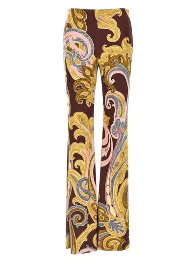 Etro Paisley Pants Multicolor In X0826