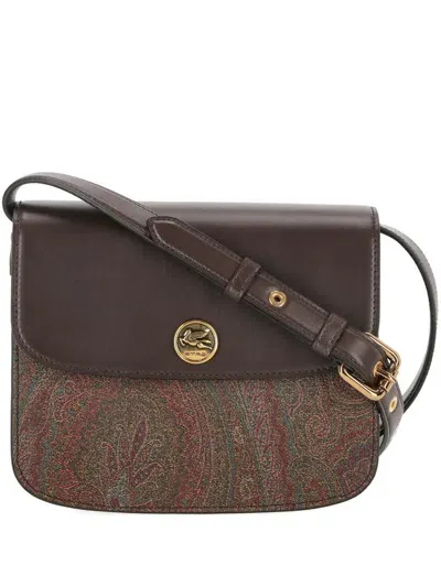 Etro Paisley Printed Essential Shoulder Bag In Multi