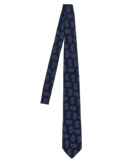 Etro 'paisley' Tie In Blue