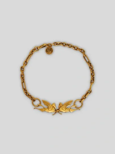 Etro Pegaso Choker Necklace In Gold