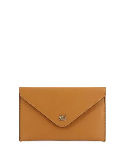 Etro "pegaso" Pouch In Brown