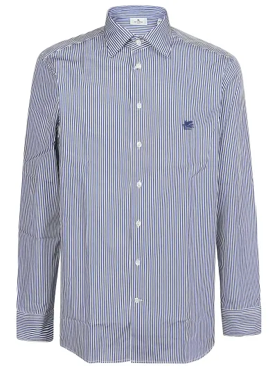 Etro Roma Long Sleeve Shirt In White