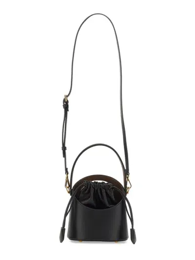 Etro Saturno Mini Bag In Black