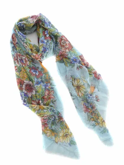 Etro Scarfs In Blue