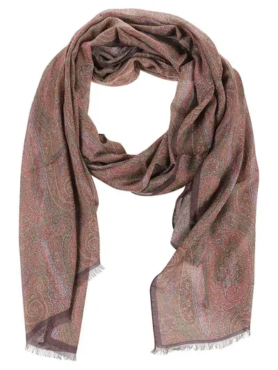 Etro Scarf In Red