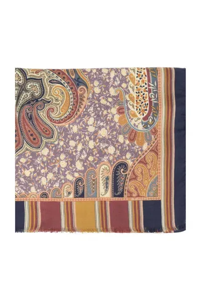 Etro Scarf With A Pattern In Multicolour