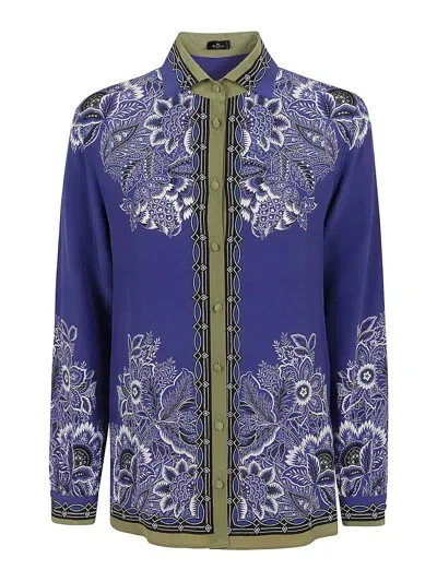 Etro Shirt In Light Blue