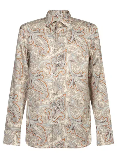 Etro Shirts In Beige