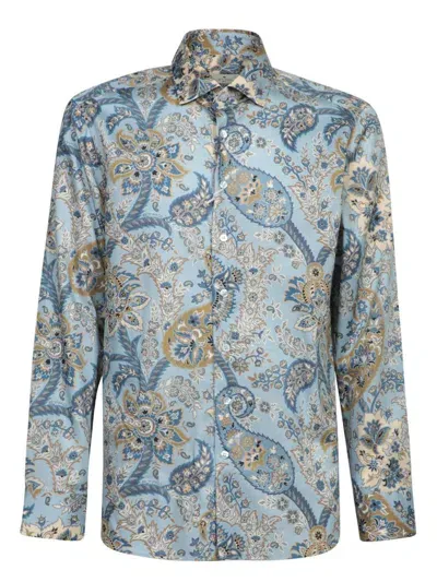 Etro Shirts In Blue