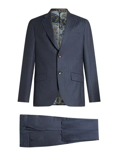 Etro Suit In Blue