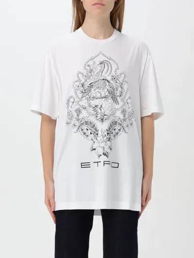 Etro T-shirt  Woman Color White In Weiss