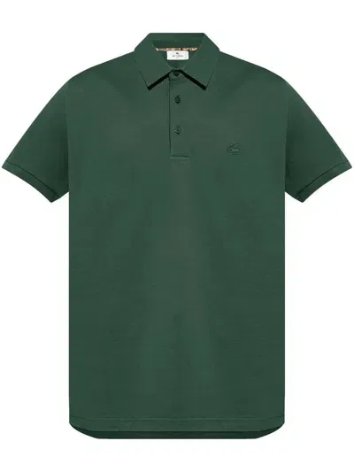 Etro Short-sleeve Polo In Grün