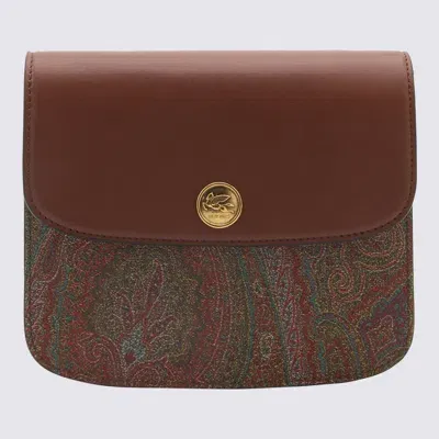 Etro Tan And Multicolor Paisley Essential In Brown