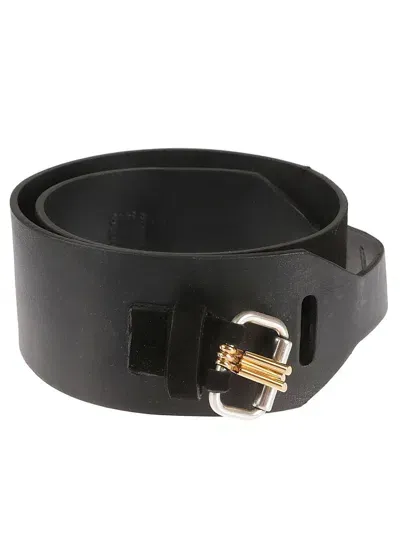 Etro Thick Double Adjustable Belt In Nero