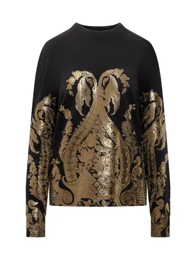 Etro Knitwear Top In Black