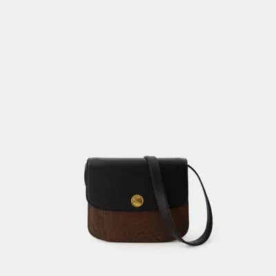 Etro Tracolla Crossbody -  - Leather - Black