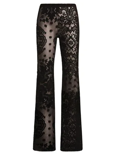 Etro Trousers In Black