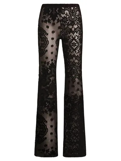 Etro Trousers In Black