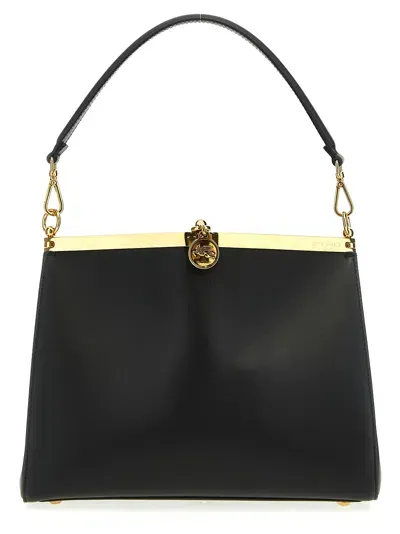 Etro Vela Medium Shoulder Bag In Black