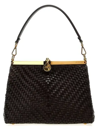 Etro Vela Shoulder Bags Brown