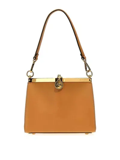 Etro Vela Small Shoulder Bag In Brown