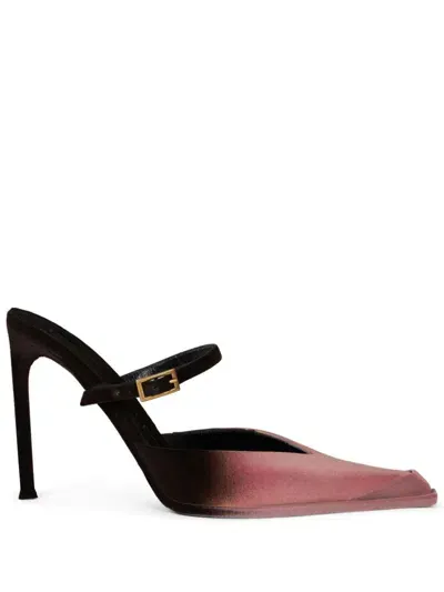 Etro Velvet Buckled Pumps In Black