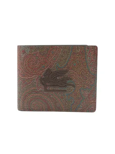 Etro Wallet In Brown