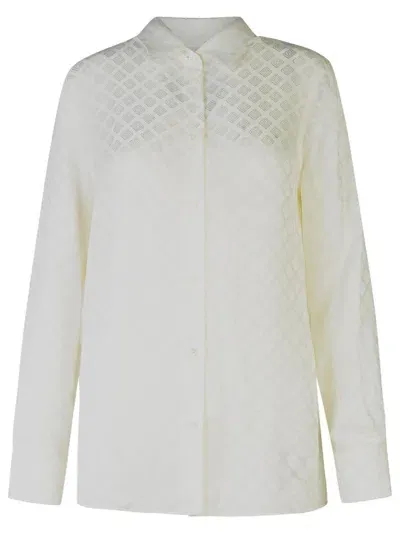 Etro White Silk Blend Shirt