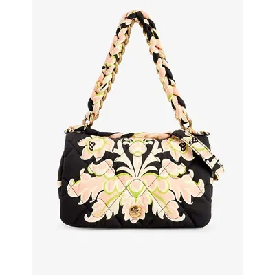 Etro Medium Bond Shoulder Bag In Black