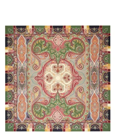 Etro Wool Scarf In Multicolor