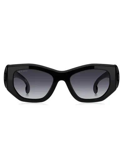 Etro Paisley Sunglasses In Black