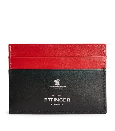 Ettinger Sterling Flat Card Holder In Black