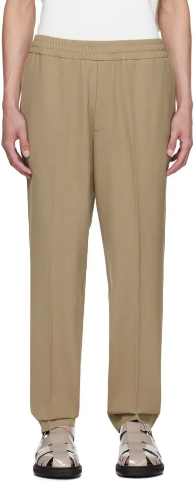 Etudes Studio Beige Romance Trousers In Sand