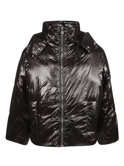 Etudes Studio Glossy Zip Jacket In Nero