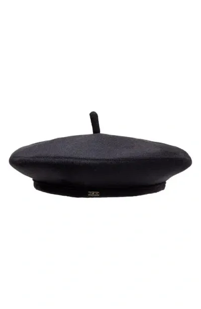 Eugenia Kim Carter Cashmere Beret In Black