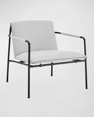 Euro Style Ludvig Lounge Chairs In Grey