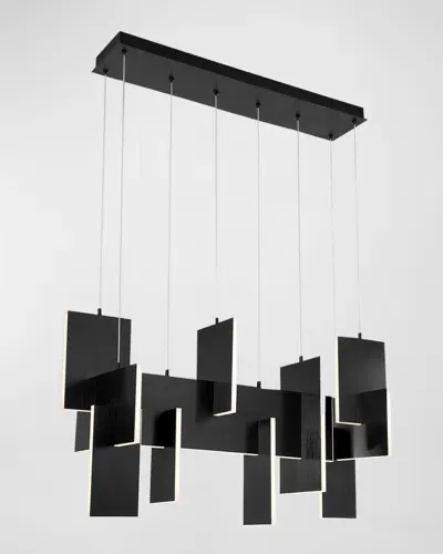 Eurofase Coburg 42" Chandelier In Black