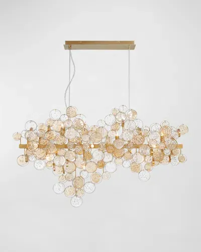 Eurofase Trento 12-light Chandelier, 40" In Gold