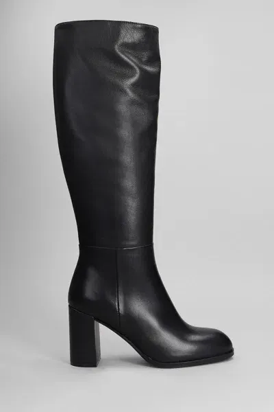 Evaluna High Heels Boots In Black