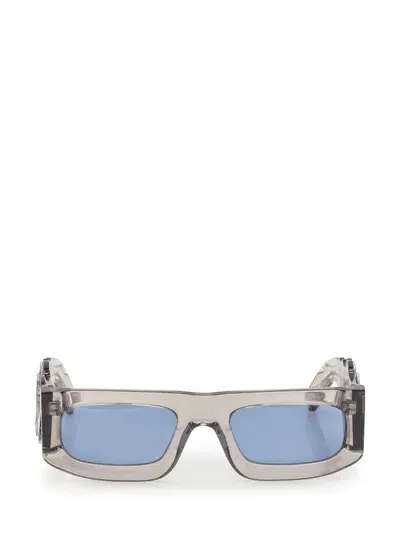 Evangelisti Sunglasses With Flames In Grey