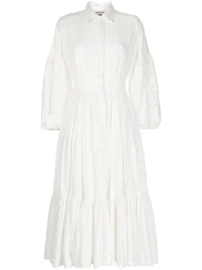 Evarae Sienna Midi Dress In White