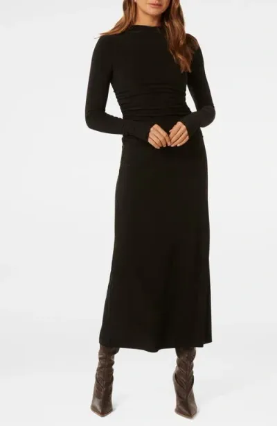 Ever New Kiera Long Sleeve Knit Dress In Black