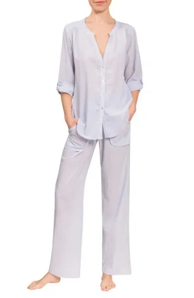 Everyday Ritual Jamie/simone Pajamas In Blue Whisper