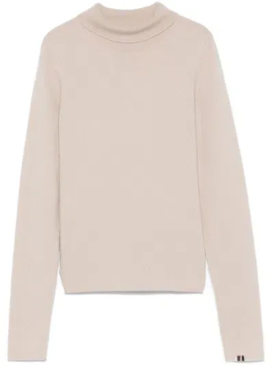 Extreme Cachmere Audrey Cashmere High Neck Jumper In Pink