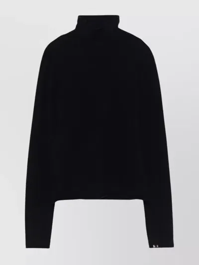 Extreme Cashmere Audrey High-neck Jumper In Cashmere Blend In Blue