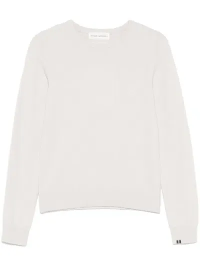 Extreme Cashmere Body Cashmere Crewneck Sweater In White